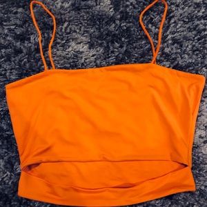 Cute Orange crop top